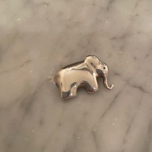 Mignon Faget elephant animal cracker pendant